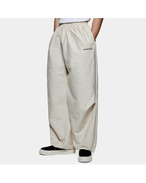 MKI Miyuki-Zoku Miyuki Zoku Washed Cotton-Blend Parachute Trousers - Grey