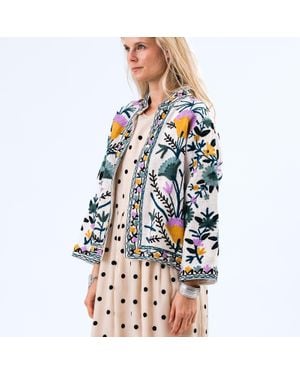Lolly's Laundry Sadiell Ls Cotton Jacket - Blue
