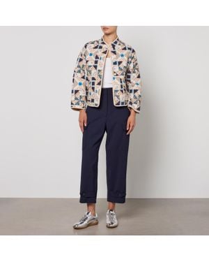 Weekend by Maxmara Boris Gabardine Pants - Blue