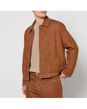 sunflower Worker Denim Jacket - Brown