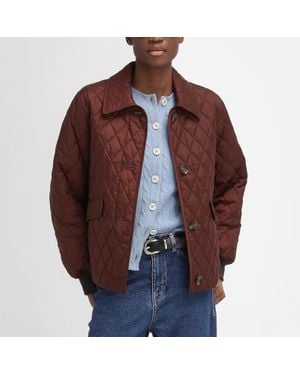 Barbour x The Edit by Alexa Chung Barbour X The Edit By Alexa Chung Jamie Quilted Shell Jacket - Brown