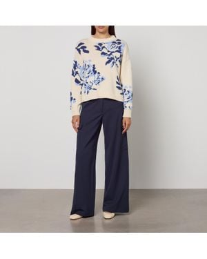 Weekend by Maxmara Hidalgo Twill Pants - Blue
