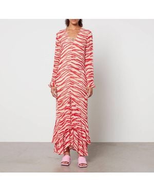 Ganni Carlton Georgette Dresses for Women Up to 50 off Lyst UK Page 2
