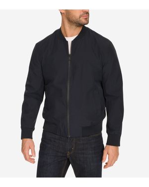 Cole Haan Nylon Bomber Jacket - Blue