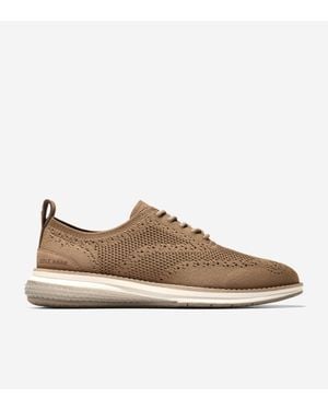 Cole Haan Øriginal Grand Energyweave Stitchlite Wingtip Oxford Shoes - Brown
