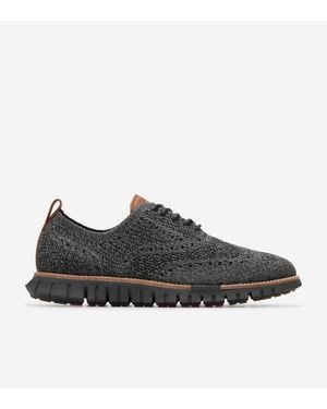 Cole Haan Zerøgrand Remastered Stitchlite Wingtip Oxford Shoes - Black
