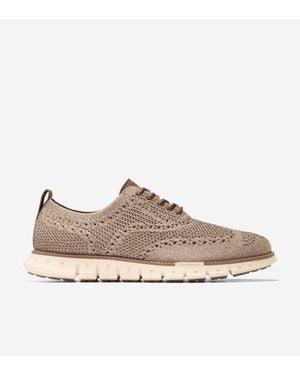 Cole Haan Zerøgrand Remastered Stitchlite Wingtip Oxford Shoes - Brown