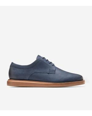 Cole Haan Grand Neoclassic Plain Toe Oxford Shoes - Blue