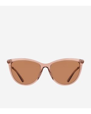 Cole Haan Edgy Cateye Sunglasses - Brown