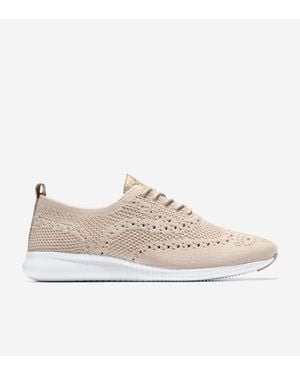 Cole Haan 2.Zerøgrand Stitchlite Wingtip Oxford Shoes - Natural