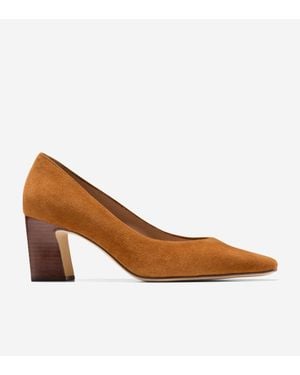 Cole Haan Blanche Snip Toe Pumps - Brown