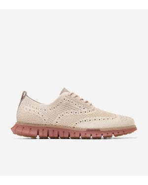 Cole Haan Zerøgrand Remastered Stitchlite Wingtip Oxford Shoes - Pink