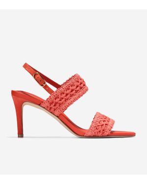 Cole Haan Harlan Double Band Sandals - Red