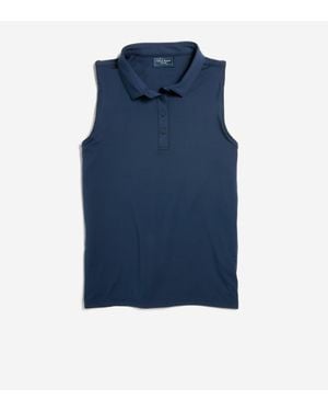 Cole Haan Spin Sleeveless Shirt - Blue