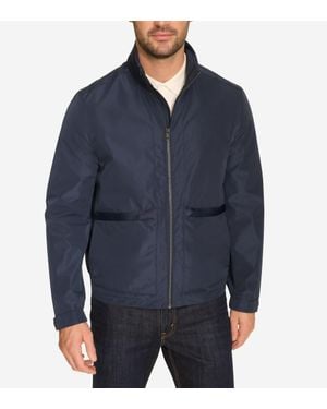 Cole Haan Packable Windbreaker - Blue