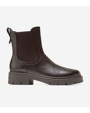 Cole Haan Grand Flex Fenella Chelsea Waterproof Booties - Brown