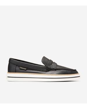 Cole Haan Pinch Long-Weekender Penny Loafers - Black