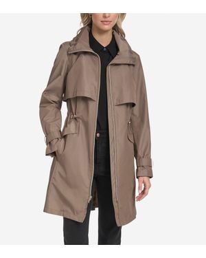 Cole Haan Women's Packable Trench Coat - Brown
