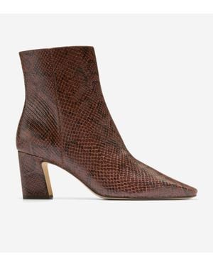 Cole Haan Blanche Snip Toe Booties - Brown