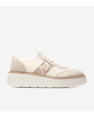 Cole Haan Øriginal Grand Max Stitchlite Platform Sneakers - Natural