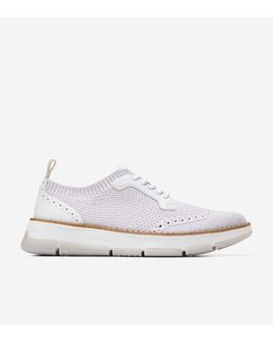 Cole Haan Women's Zerøgrand Rella Stitchlitetm Oxfords - White