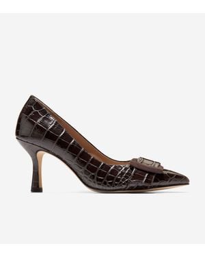 Cole Haan Fidela Buckle Pumps - Brown