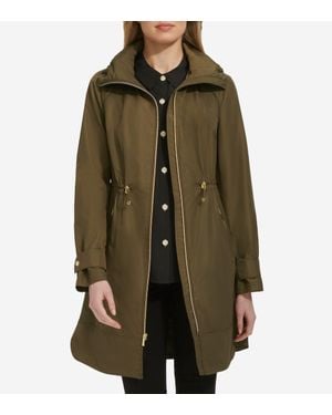 Cole Haan Packable Rain Jacket - Green
