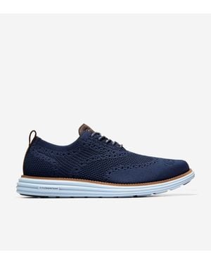 Cole Haan Øriginal Grand Remastered Stitchlite Oxford Shoes - Blue