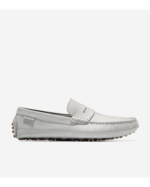 Cole Haan Davies Grand Penny Driving Shoes - White