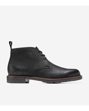 Cole Haan Roundhill Grand Waterproof Chukka Boots - Black