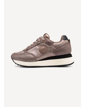 Colmar Sneakers Pour Femme Travis Punk À Semelle Épaisse, Couleur: Taupe, Taille - Neutre
