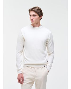 Colmar Pull En Maille Fine, Couleur Tofu, Taille - Blanc