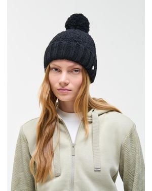 Colmar Bonnet En Filé Bouclette, Couleur, Taille: Unique - Bleu