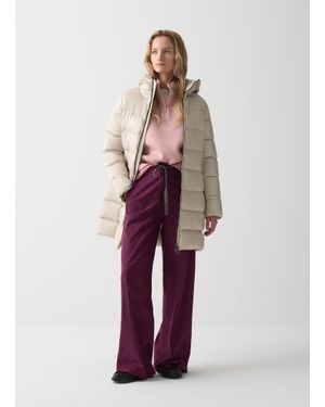 Colmar Doudoune Longue Avec Capuche, Couleur Chanvre, Taille - Rouge