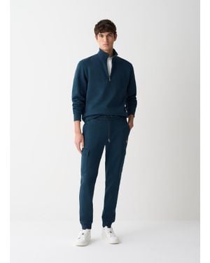 Colmar Pantaloni Cargo Della Tuta, Colore: Modern, Taglia - Blu