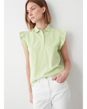 Colmar Polo En Piqué Avec Ruches, Couleur Ducky, Taille - Vert