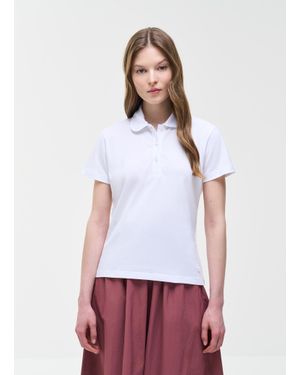 Colmar Polo Con Colletto Arrotondato, Colore, Taglia - Bianco