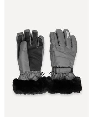 Colmar Guanti Da Sci Cangianti Con Pelliccia Sintetica Donna, Colore, Taglia - Nero