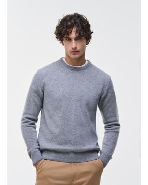 Colmar Pull Logoté En Laine, Couleur Melange, Taille - Bleu