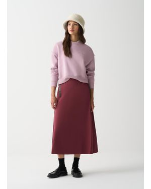 Colmar Jupe En Forme Longueur Midi, Couleur Passion, Taille - Rouge