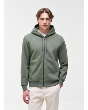 Colmar Felpa Full Zip Con Cappuccio, Colore Underwood, Taglia - Verde