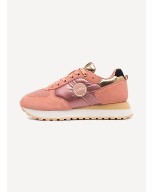 Colmar Sneakers Pour Femme Travis Authentic À Semelle Épaisse, Couleur, Taille - Rose