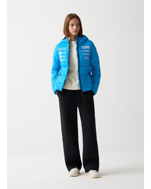 Colmar Giacca Trapuntata Nazionale Slovena, Colore Mirage-Nero, Taglia - Blu