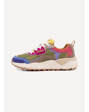 Colmar Sneakers Pour Femme Garner Flashy, Couleur-Multicolore, Taille - Rose