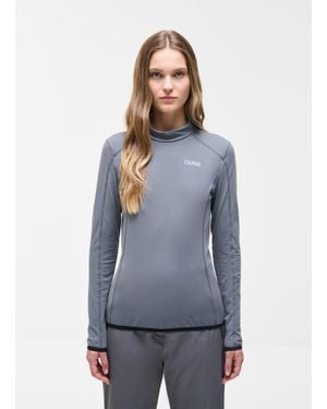 Colmar Maille Thermique De Ski Stretch, Couleur Dark Steel-Dark Steel, Taille - Gris