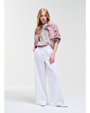 Colmar Pantalon Palazzo Easy Care, Couleur, Taille - Blanc