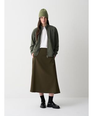 Colmar Jupe En Forme Longueur Midi, Couleur Underwood, Taille - Vert