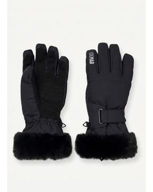 Colmar Gants De Ski Avec Bordure En Imitation Fourrure Pour Femme, Couleur, Taille - Noir