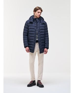 Colmar Doudoune Fendue Sur Les Côtés, Couleur Foncé, Taille - Bleu