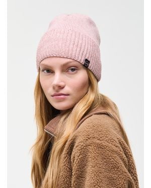Colmar Bonnet Avec Détails En Lurex, Couleur, Taille: Unique - Rose